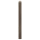 barbordsben naturstål 2 stk. 60x(100-101) cm stål