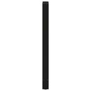 barbordsben sort 2 stk. 40x(110-111) cm stål