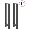 barbordsben antracit 2 stk. 40x(110-111) cm stål