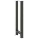 barbordsben antracit 2 stk. 40x(110-111) cm stål