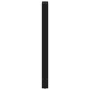 barbordsben sort 2 stk. 50x(110-111) cm stål