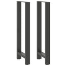 barbordsben antracit 2 stk. 50x(110-111) cm stål