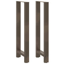 barbordsben naturstål 2 stk. 50x(110-111) cm stål
