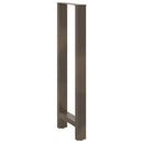 barbordsben naturstål 2 stk. 50x(110-111) cm stål