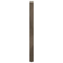 barbordsben naturstål 2 stk. 50x(110-111) cm stål