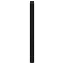 Barbordsben sort 2 stk. 60x(110-111) cm stål