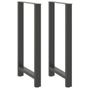 barbordsben antracit 2 stk. 60x(110-111) cm stål