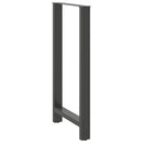 barbordsben antracit 2 stk. 60x(110-111) cm stål