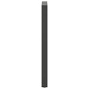barbordsben antracit 2 stk. 60x(110-111) cm stål