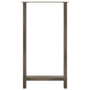 barbordsben naturstål 2 stk. 60x(110-111) cm stål