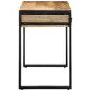 skrivebord 100x50x75 cm massivt ru mangotræ