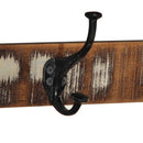 knagerække 80x35x35 cm massivt genbrugstræ flerfarvet
