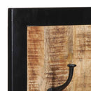 knagerække 40x2x80 cm massivt ru mangotræ
