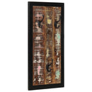 knagerække 40x2x80 cm massivt genbrugstræ flerfarvet