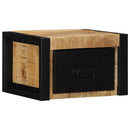 sengeskabe 2 stk 40x35x25 cm massivt ru mangotræ
