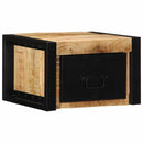 sengeskabe 2 stk 40x35x25 cm massivt ru mangotræ