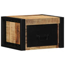 sengeskabe 2 stk 40x35x25 cm massivt ru mangotræ
