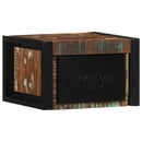 sengeskabe 2 stk 40x35x25 cm massivt genbrugstræ flerfarvet