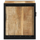 sengeskab 40x35x40 cm massivt ru mangotræ