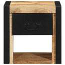 sengeskabe 2 stk 40x35x40 cm massivt ru mangotræ