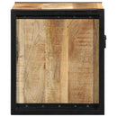 sengeskabe 2 stk 40x35x40 cm massivt ru mangotræ