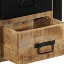 sengeskabe 2 stk 40x35x40 cm massivt ru mangotræ