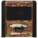 sengeskabe 2 stk 40x35x40 cm massivt genbrugstræ flerfarvet
