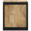 sengeskabe 2 stk 40x35x40 cm massivt ru mangotræ