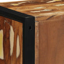 sengeskabe 2 stk 40x35x40 cm massivt genbrugstræ flerfarvet