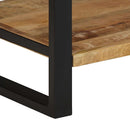 tøjstativ 80x40x190 cm massivt ru mangotræ