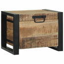 Opbevaringskister Brun 40 x 30 x 30 cm Massivt mangotræ