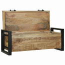 Opbevaringskister Brun 80 x 30 x 30 cm Massivt mangotræ