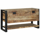 Opbevaringskasse Brun 80 x 35 x 45 cm Massivt mangotræ