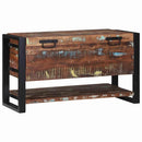 Opbevaringskasse Flerfarvet 80 x 35 x 45 cm Massivt genbrugstræ