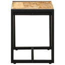 bænk 60x35x45 cm massivt ru mangotræ