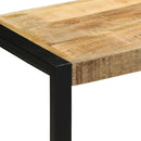 bænk 60x35x45 cm massivt ru mangotræ
