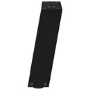 sofabordsben U-formet 2 stk. sort 30x(30-31) cm stål