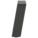 sofabordsben U-formet 2 stk. antracit 30x(30-31) cm stål