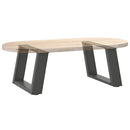 sofabordsben U-formet 2 stk. antracit 40x(30-31) cm stål
