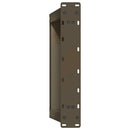 sofabordsben U-formet 2 stk. naturstål 40x(30-31) cm stål