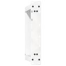 sofabordsben U-formet 2 stk. hvid 50x(30-31) cm stål