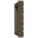 sofabordsben U-formet 2 stk. naturstål 50x(30-31) cm stål