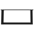 sofabordsben U-formet 2 stk. sort 60 x (30-31) cm stål