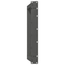 sofabordsben U-formet 2 stk. antracit 60x(30-31) cm stål