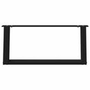sofabordsben U-formet 2 stk. sort 70 x (30-31) cm stål