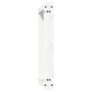 sofabordsben U-formet 2 stk. hvid 70x(30-31) cm stål