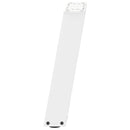 sofabordsben U-formet 2 stk. hvid 38 x (42-43) cm stål