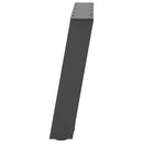 sofabordsben U-formet 2 stk. antracit 50x(42-43) cm stål