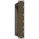sofabordsben U-formet 2 stk. naturstål 60 x (42-43) cm stål