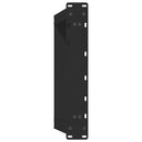 sofabordsben U-formet 2 stk. sort 70 x (42-43) cm stål